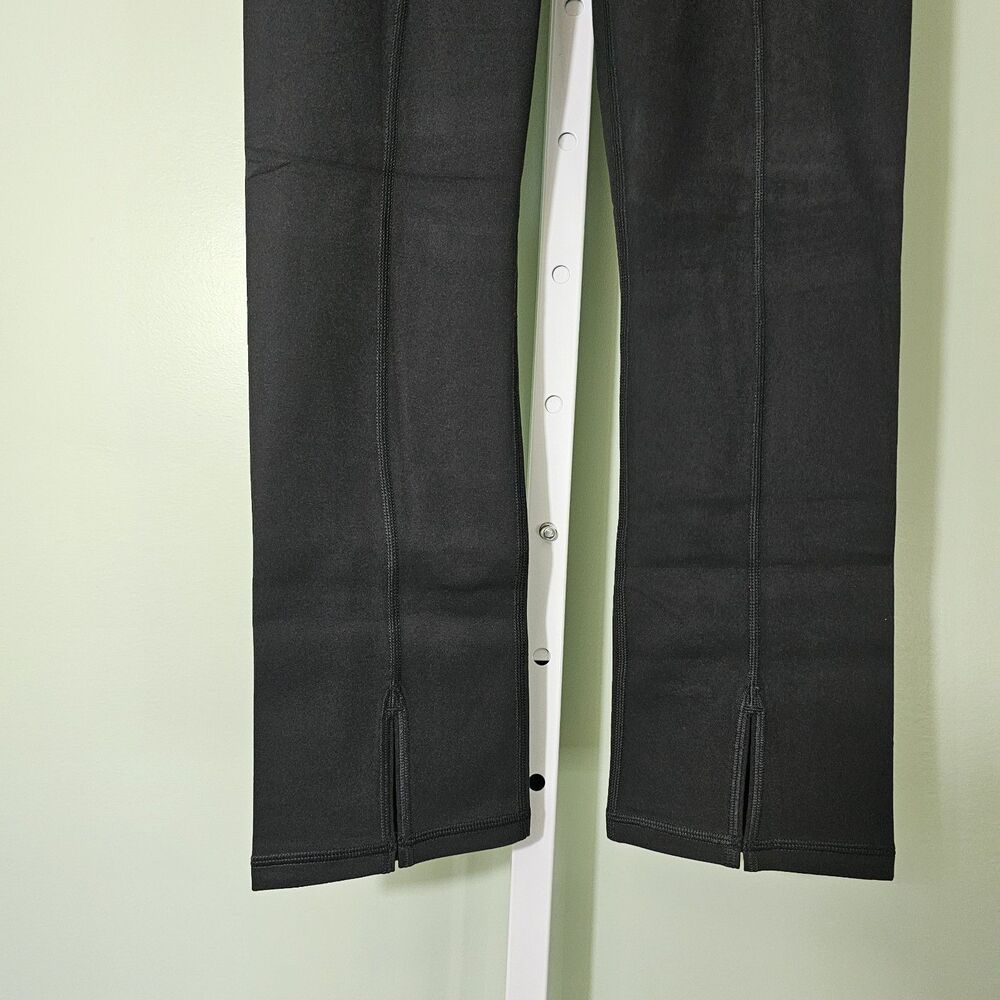 Offline By Aerie The Hugger Legging Hi-Rise Split Hem Black Size Medium - Picture 4 of 12